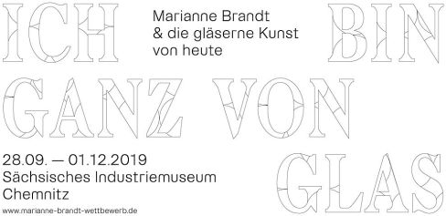 ich bin ganz von glas marianne brandt & die gläserne kunst von heute, saechsiches industriemuseum chemnitz, ausstellung, glaskunst, verena schatz, 